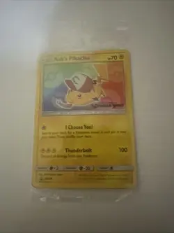 Pokemon Ash's Pikachu SM108 Black Star 'I Choose You' Promo Card TCG Sealed - Image 1