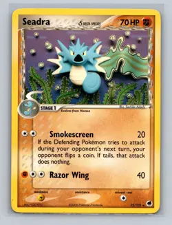 (2x) Seadra 22/101 Non Holo Rare EX Dragon Frontiers Pokemon Card - MP - Image 3