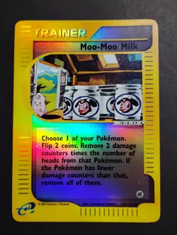 Moo-Moo Milk 155/165 Expedition Reverse Holo NM/LP Trainer Pokemon Card 2002 - Image 1