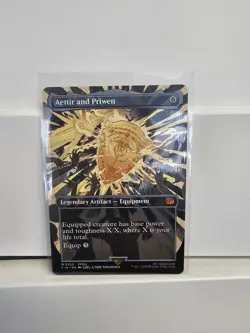 MTG Aettir and Priwen (Borderless) 0350 Foil Final Fantasy Magic The Gathering - Image 1