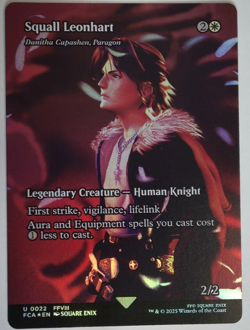 Squall Leonhart Borderless FOIL MTG FF the Ages - Image 1