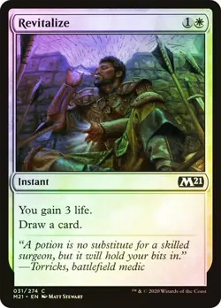 REVITALIZE CORE 2019 MTG MAGIC INSTANT FOIL - Image 1