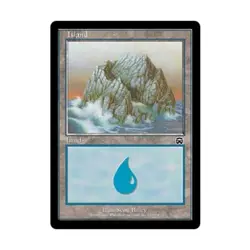WOTC MtG Mercadian Masques Island #337 (C) (Foil) VG - Image 1