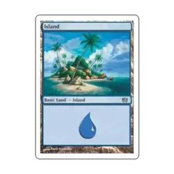 WOTC MtG 8th Ed Island #337 (C) (Foil) VG - Image 1