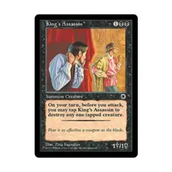 WOTC MtG Portal King's Assassin (R) VG - Image 1