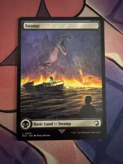 1x - SWAMP - #23- Full Art - Jurassic World Collection - NM MTG - Image 2