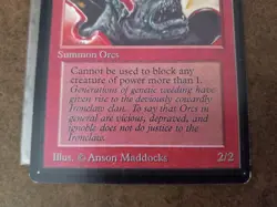 Ironclaw Orcs Beta MTG MAGIC The Gathering - Image 3