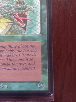 MTG Craw Wurm Beta Edition Lightly Played ​​​MAGIC THE GATHERING - Image 5