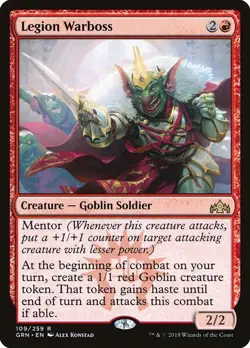 Legion Warboss 1x FOIL GRN MTG Guilds of Ravnica Rare MINT red - Image 1