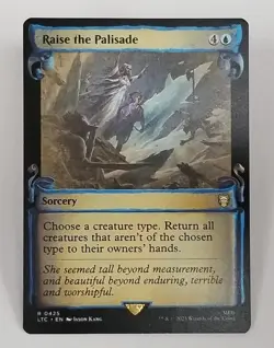 Raise The Palisade Showcase MTG Lord Of The Rings Commander LTC 425 Regular - Image 1