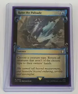 Raise The Palisade Showcase MTG Lord Of The Rings Commander LTC 425 Regular - Image 2