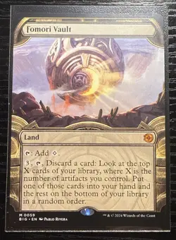 Fomori Vault - SHOWCASE - NM - Outlaws of Thunder Junction: The Big Score MtG - Image 1
