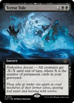 Terror Tide (Extended Art) -Foil Near Mint MTG The Lost Caverns of Ixalan - Image 1