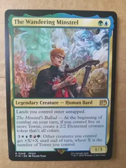 MTG Final Fantasy - The Wandering Minstrel #249 Mint Pack Fresh - Image 1