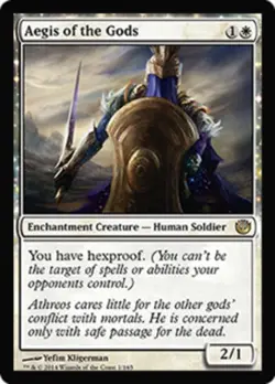Aegis of the Gods Light Play, English Magic the Gathering MTG Journey into Nyx - Image 1