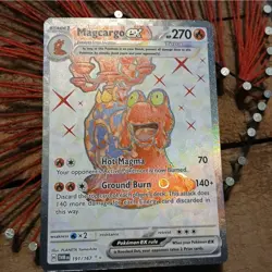 Magcargo ex 191/167 Full Art Twilight Masquerade Pokemon Card - Image 1