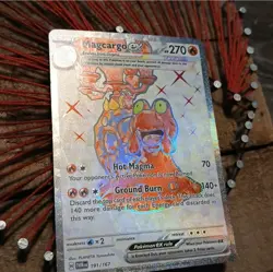 Magcargo ex 191/167 Full Art Twilight Masquerade Pokemon Card - Image 2