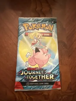 Pokemon Trading Card Journey Together Scarlet and Violet SEALED Booster Pack - Image 1