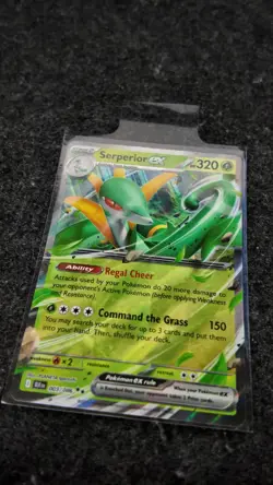 Pokemon TCG - Serperior ex 003/086 Double Rare - S&V Black Bolt - Near Mint - Image 1