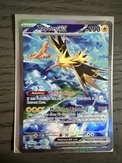 Zapdos ex 204/165 Sv2a: Pokemon Card 151 Holo (Japanese) - Image 1