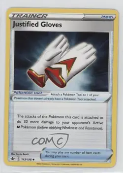 Justified Gloves Pokemon Sword & Shield Chilling Reign #143 - Image 1
