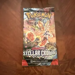 Pokemon - TCG S&V Stellar Crown Booster Pack Sealed - Image 1