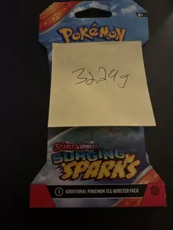 VERY HEAVY - 32.39g - Pokemon Surging Sparks Sleeved Booster Pack - SEALED! - Image 4