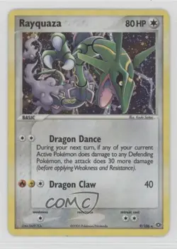 Rayquaza Holo Pokemon EX Emerald #9 2005 - Image 1