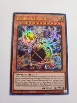 Regenesis Lord ALIN-EN017 Ultra Rare Yugioh Alliance Insight 1st Edition Mint - Image 1