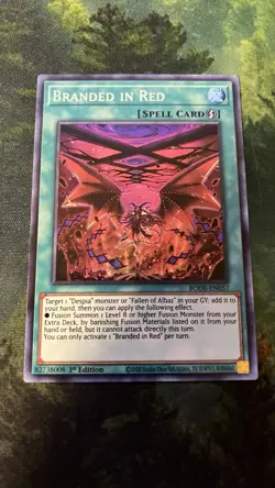 Yugioh Branded In Red BODE-EN057 1st Super Rare Burst of Destiny - Image 1