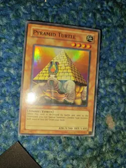 Yugioh Pyramid Turtle CP02-EN004 Super Rare LP - Image 1