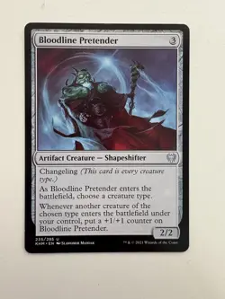 Bloodline Pretender MTG Magic the Gathering Card NM Near Mint KHM - Image 1