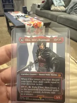 Clive, Ifrit's Dominant Borderless Card, Magic: The Gathering Final Fantasy - Image 1