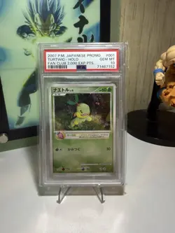 2007 Pokemon JPN Promo Fan Club Turtwig-Holo Card #001 PSA 10 - Image 1
