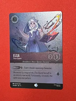Elsa Snow Queen Epic Fabled Disney Lorcana Card Mint - Image 1