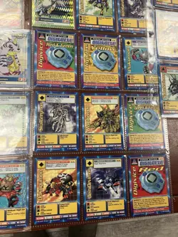 Digimon Card Game 1999 Lot Of 117 Cards With Binder Bandai - Image 3