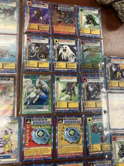 Digimon Card Game 1999 Lot Of 117 Cards With Binder Bandai - Image 4