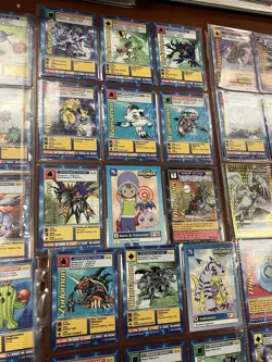 Digimon Card Game 1999 Lot Of 117 Cards With Binder Bandai - Image 5