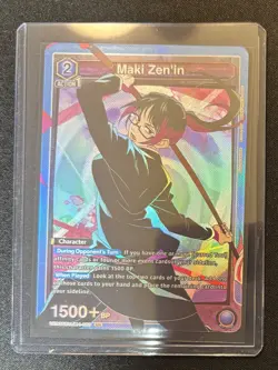 Maki Zenin SR Union Arena Card JJK-1-050 English JuJutsu Kaisen LP - Image 3