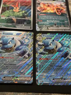 [x4] Pokemon Jumbo Card Lot - Victini IR, Charizard Ex Lenticular, Blastoise Ex - Image 2