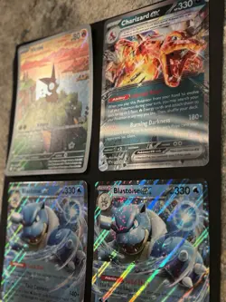 [x4] Pokemon Jumbo Card Lot - Victini IR, Charizard Ex Lenticular, Blastoise Ex - Image 3