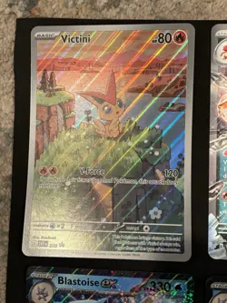 [x4] Pokemon Jumbo Card Lot - Victini IR, Charizard Ex Lenticular, Blastoise Ex - Image 4