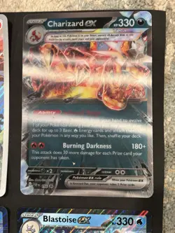 [x4] Pokemon Jumbo Card Lot - Victini IR, Charizard Ex Lenticular, Blastoise Ex - Image 5