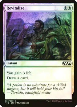 REVITALIZE CORE 2019 MTG MAGIC INSTANT FOIL - Image 1