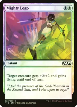 MIGHTY LEAP CORE 2019 MTG MAGIC INSTANT FOIL - Image 1