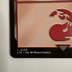 MTG Mountain Lord Of The Rings #0269 Regular Land LTR NM/M - Image 2