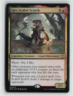 Gev, Scaled Scorch 0214 Bloomburrow BLB MTG Magic - Image 1
