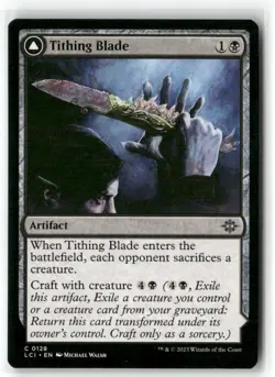 Tithing Blade MTG Magic NM Lost Caverns Of Ixalan - Image 1