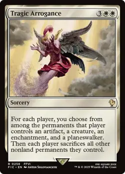 Tragic Arrogance Commander: Final Fantasy MTG Magic The Gathering - Image 1