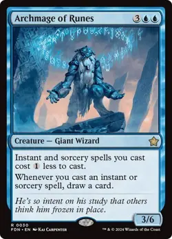 Archmage of Runes Foundations MTG Magic The Gathering - Image 1
